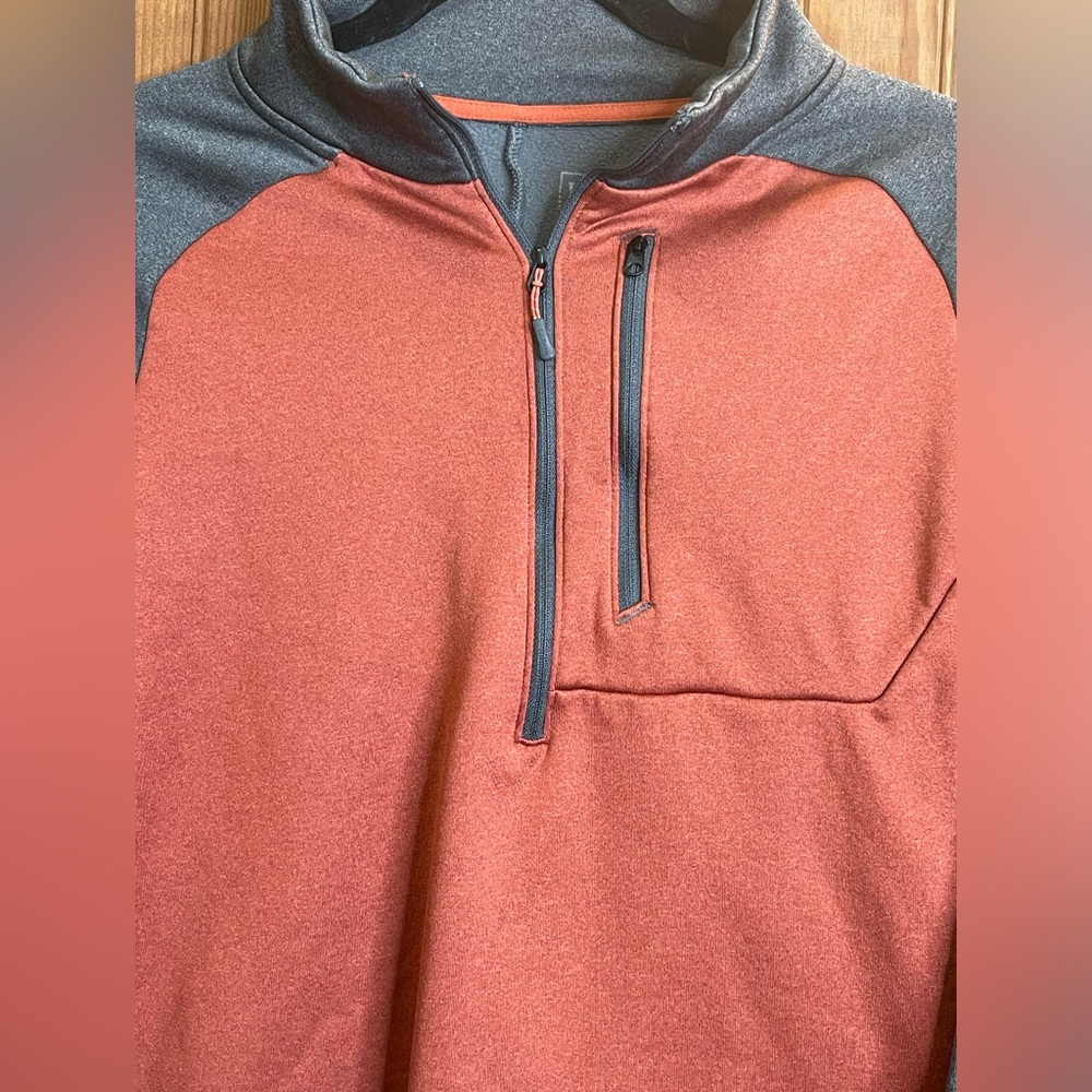 L.L. Bean Men's Mountain Fleece Half-Zip Colorblock Size Large - Picture 2 of 8